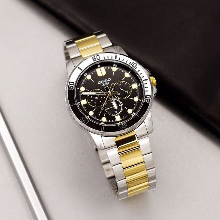 Чоловічий годинник Casio MTP-VD300SG-1E