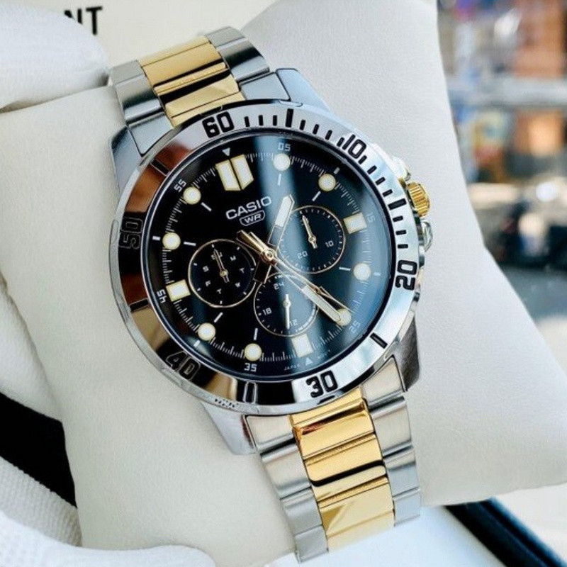 Чоловічий годинник Casio MTP-VD300SG-1E