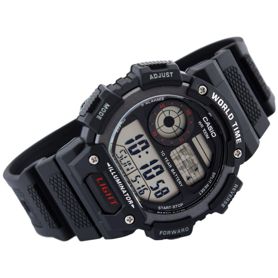 Чоловічий годинник Casio AE-1400WH-1A