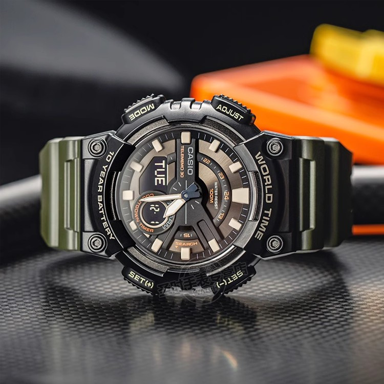 Чоловічий годинник Casio AEQ-110W-3A