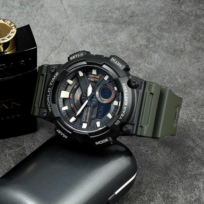 Чоловічий годинник Casio AEQ-110W-3A