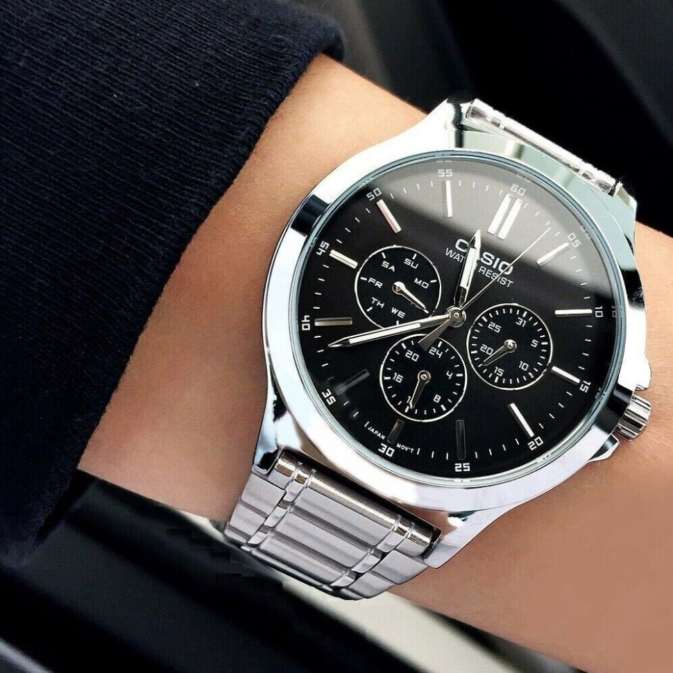 Чоловічий годинник Casio MTP-V300D-1A