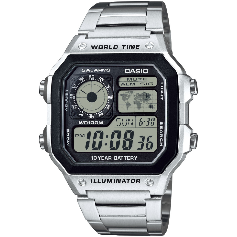 Чоловічий годинник Casio AE-1200WHD-1A