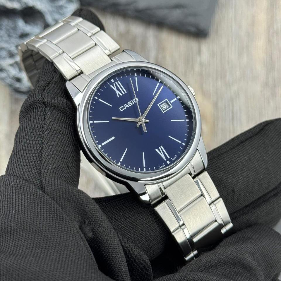 Чоловічий годинник Casio MTP-V002D-2B3