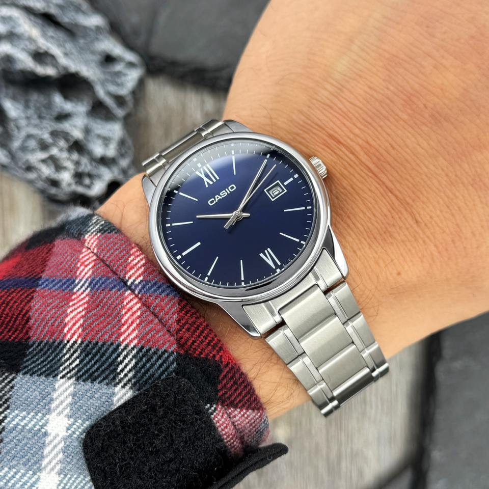 Чоловічий годинник Casio MTP-V002D-2B3