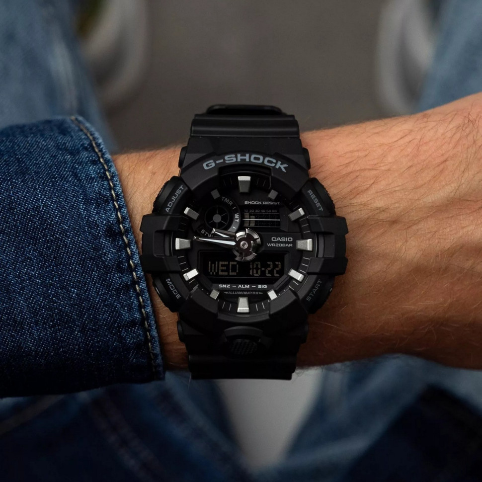Чоловічий годинник Casio G-SHOCK GA-700-1B