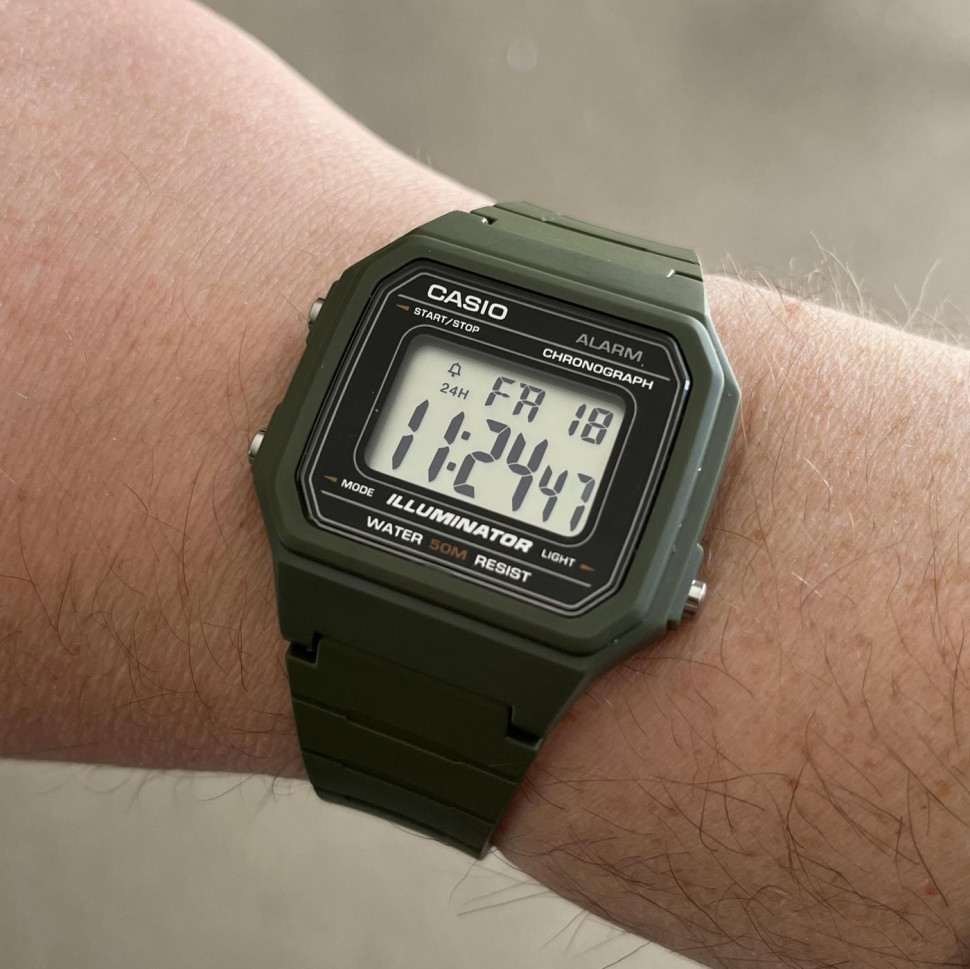 Чоловічий годинник Casio W-217H-3A