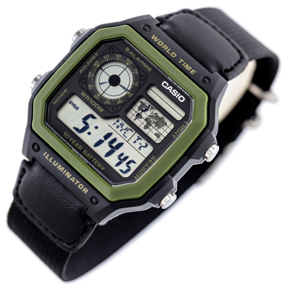 Чоловічий годинник Casio AE-1200WHB-1B