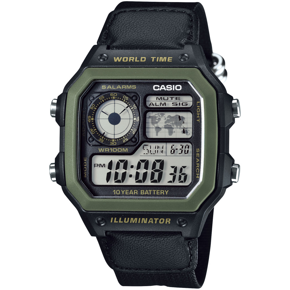Чоловічий годинник Casio AE-1200WHB-1B