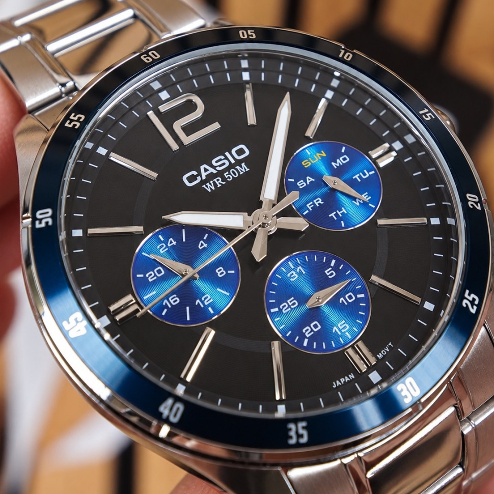 Чоловічий годинник Casio MTP-1374D-2A