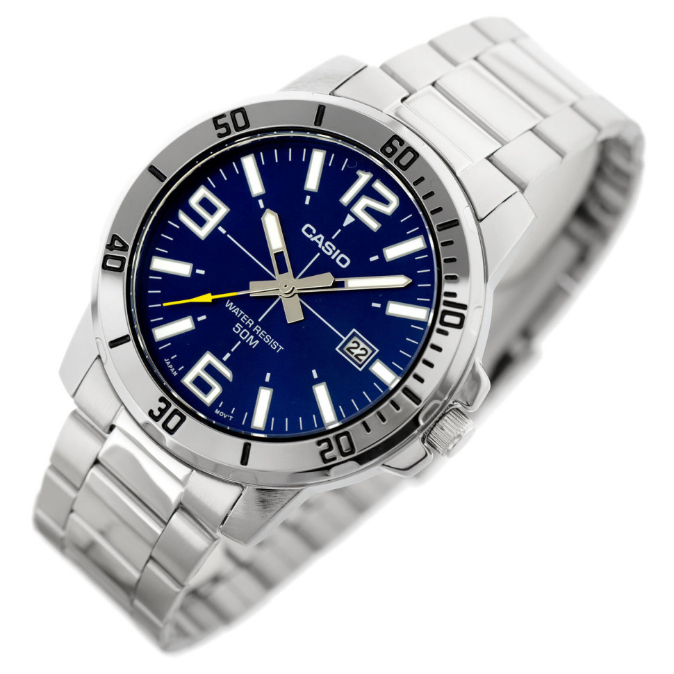 Чоловічий годинник Casio MTP-VD01D-2B