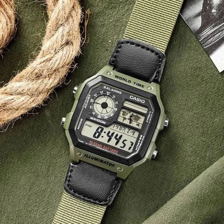 Чоловічий годинник Casio AE-1200WHB-3B