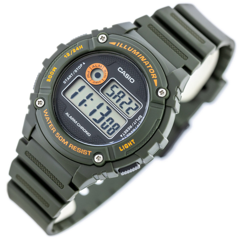 Чоловічий годинник Casio W-216H-3B