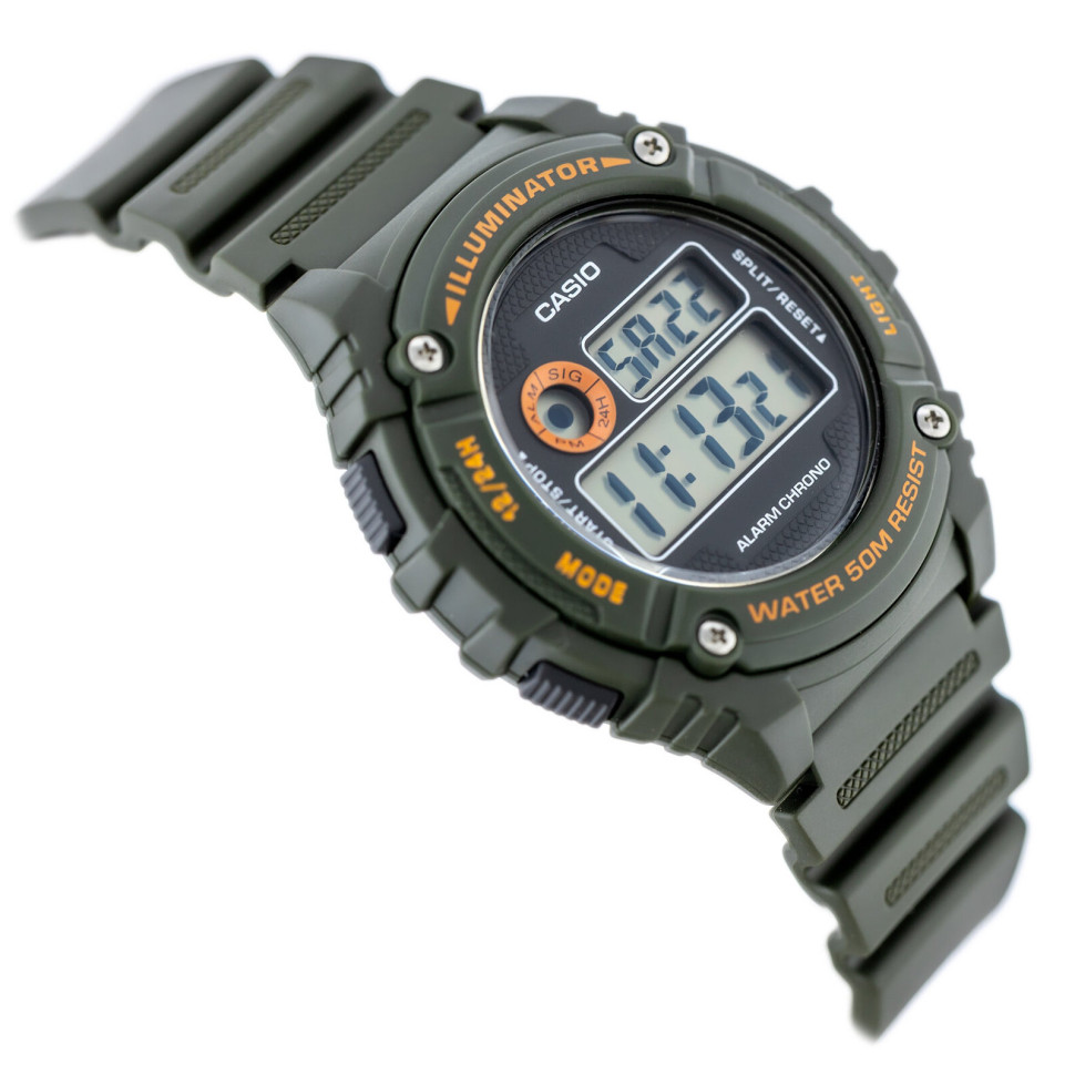 Чоловічий годинник Casio W-216H-3B