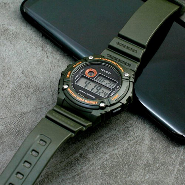 Чоловічий годинник Casio W-216H-3B