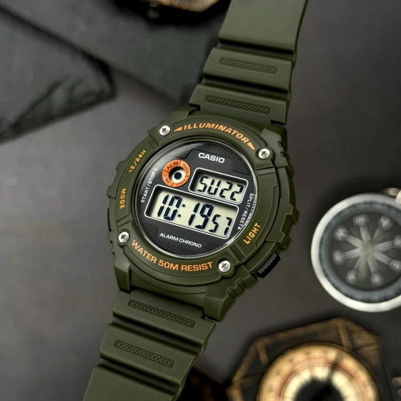 Чоловічий годинник Casio W-216H-3B