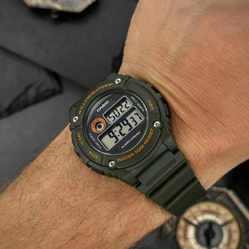 Чоловічий годинник Casio W-216H-3B