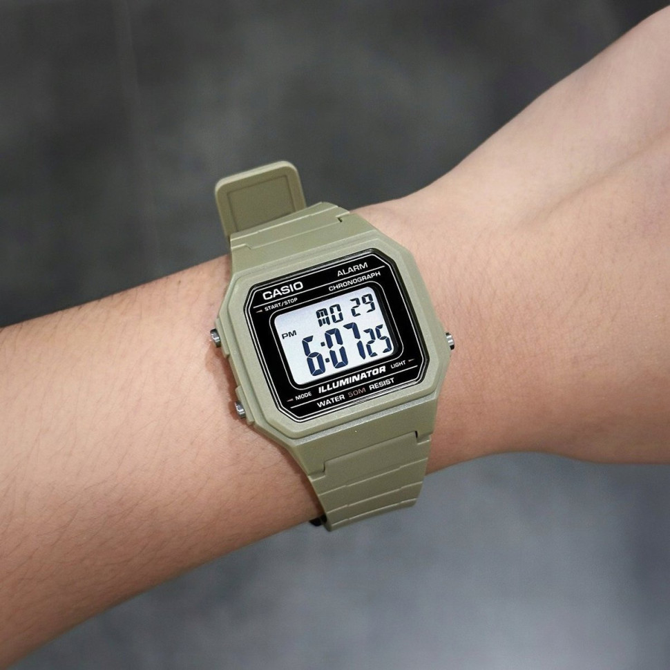 Чоловічий годинник Casio W-217H-5A