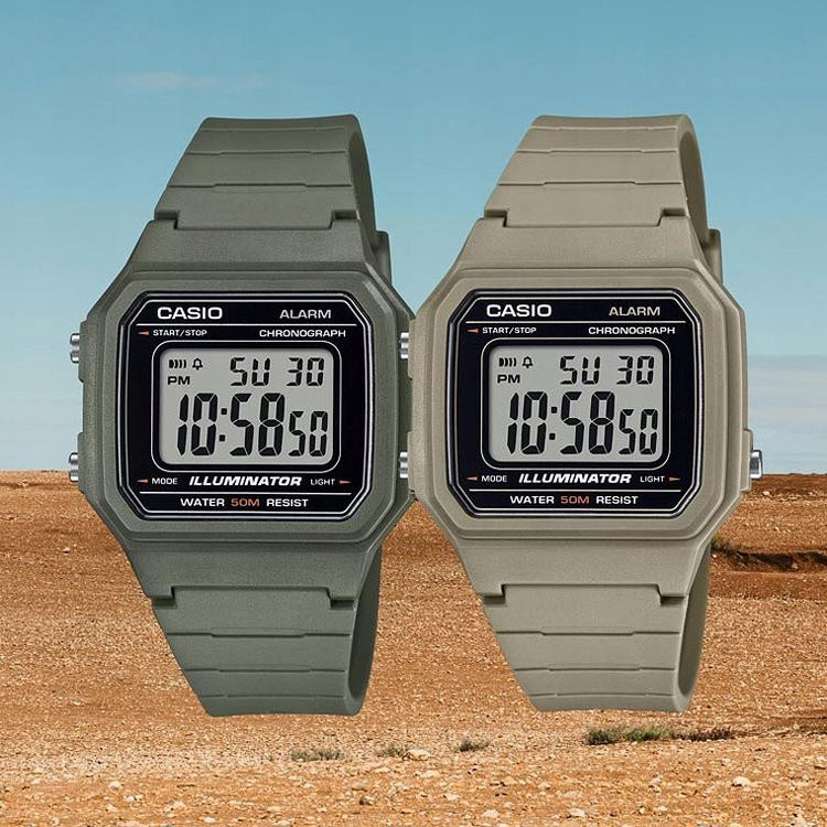 Чоловічий годинник Casio W-217H-5A