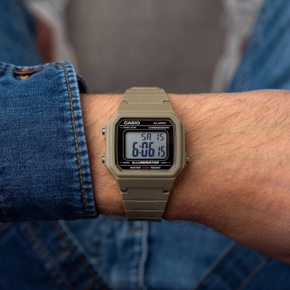 Чоловічий годинник Casio W-217H-5A