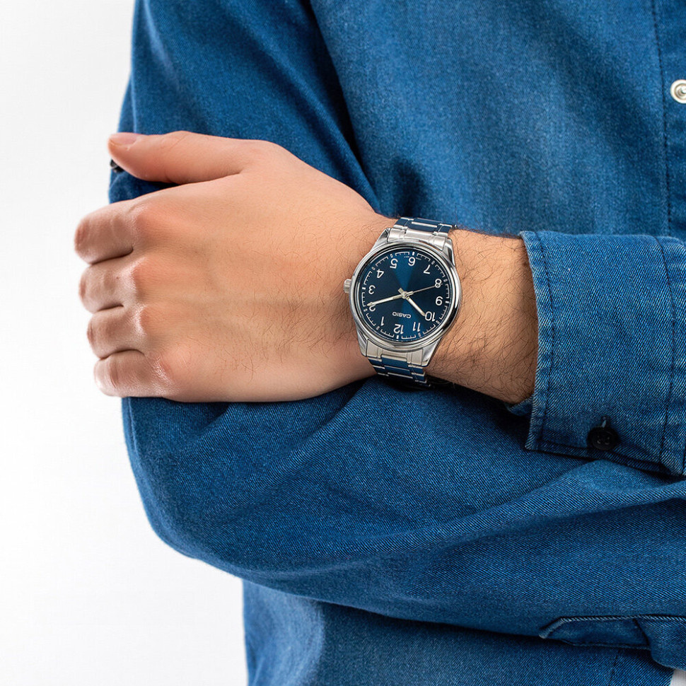 Чоловічий годинник Casio MTP-V005D-2B4