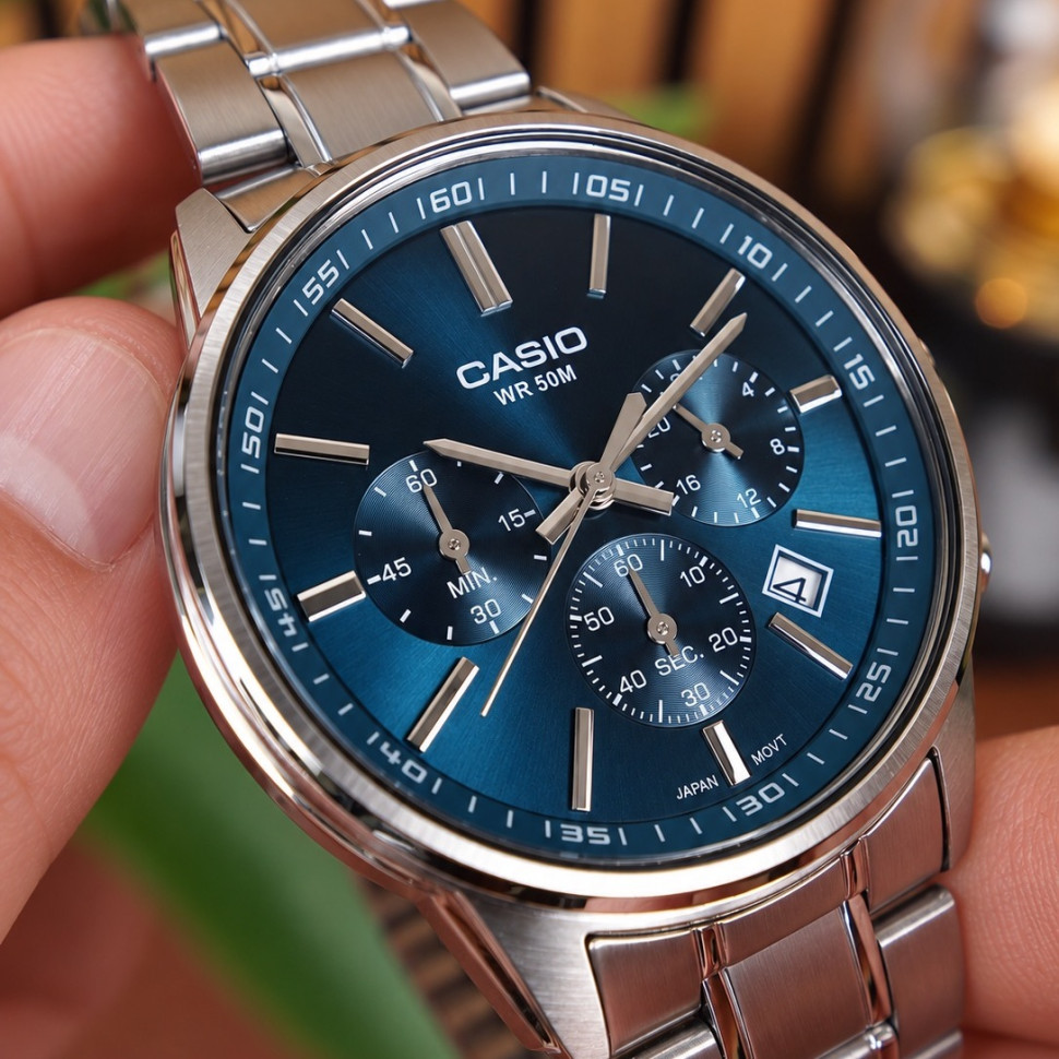 Чоловічий годинник Casio MTP-E515D-2A1