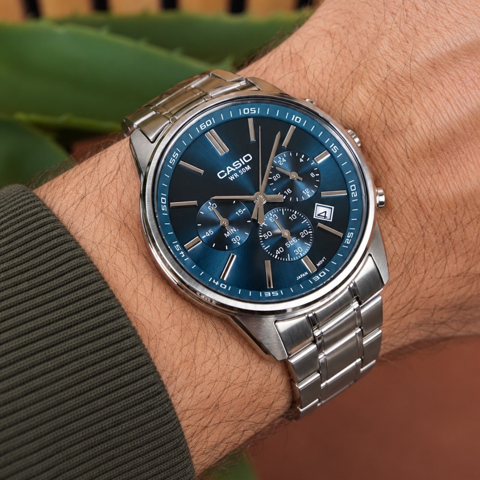 Чоловічий годинник Casio MTP-E515D-2A1