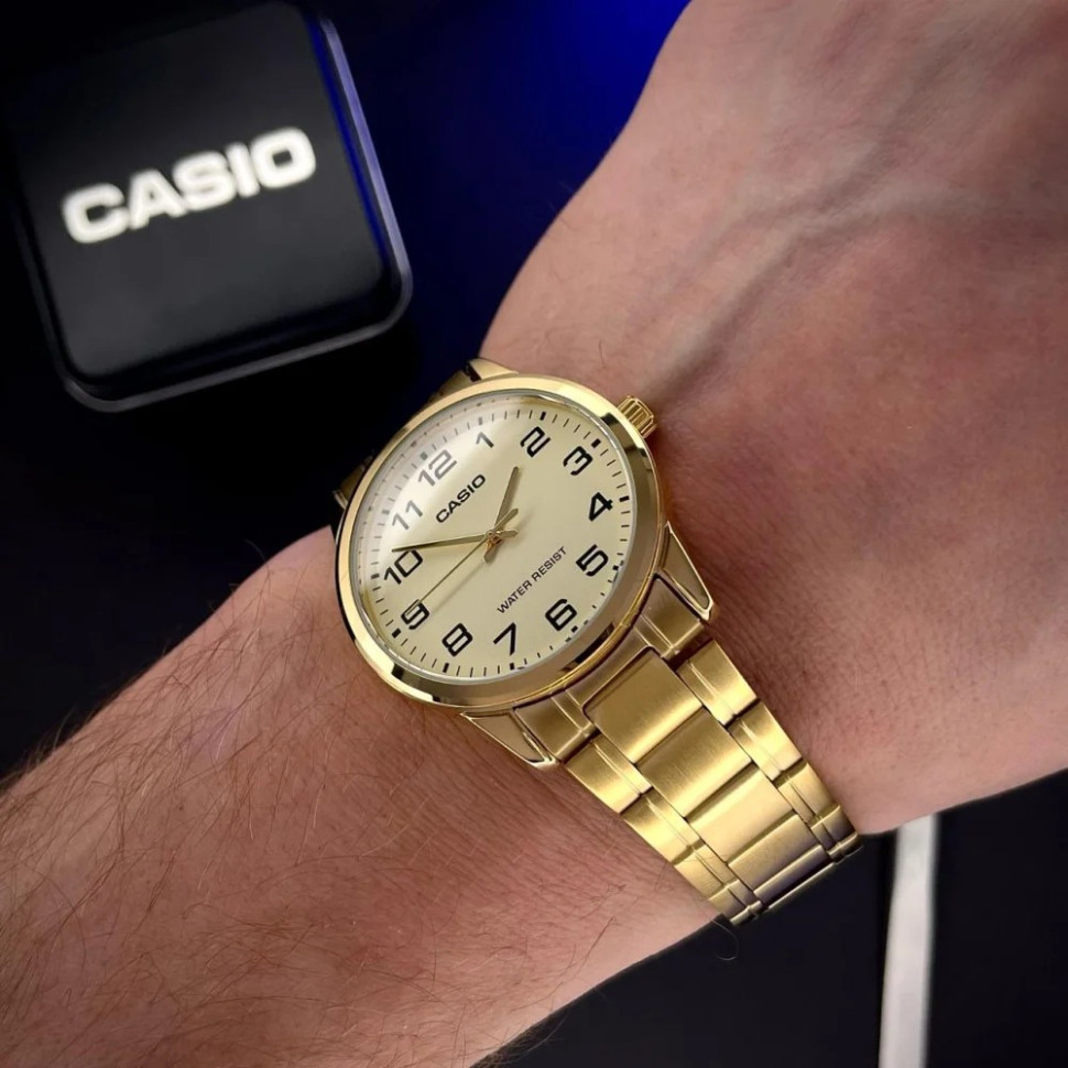 Чоловічий годинник Casio MTP-V001G-9B