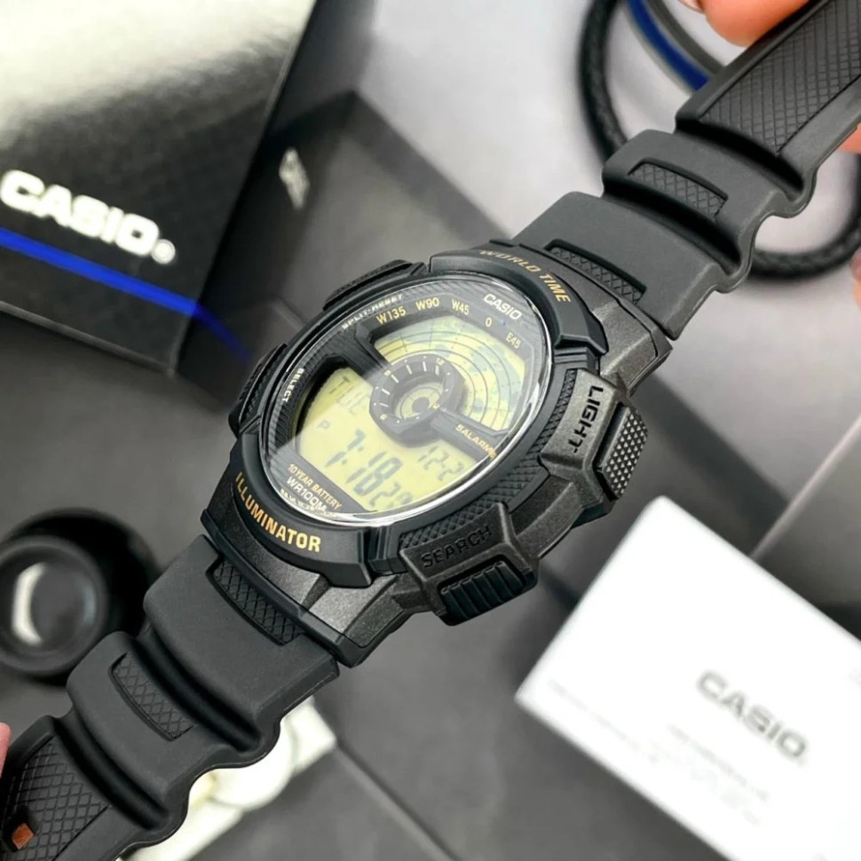 Чоловічий годинник Casio AE-1100W-1B