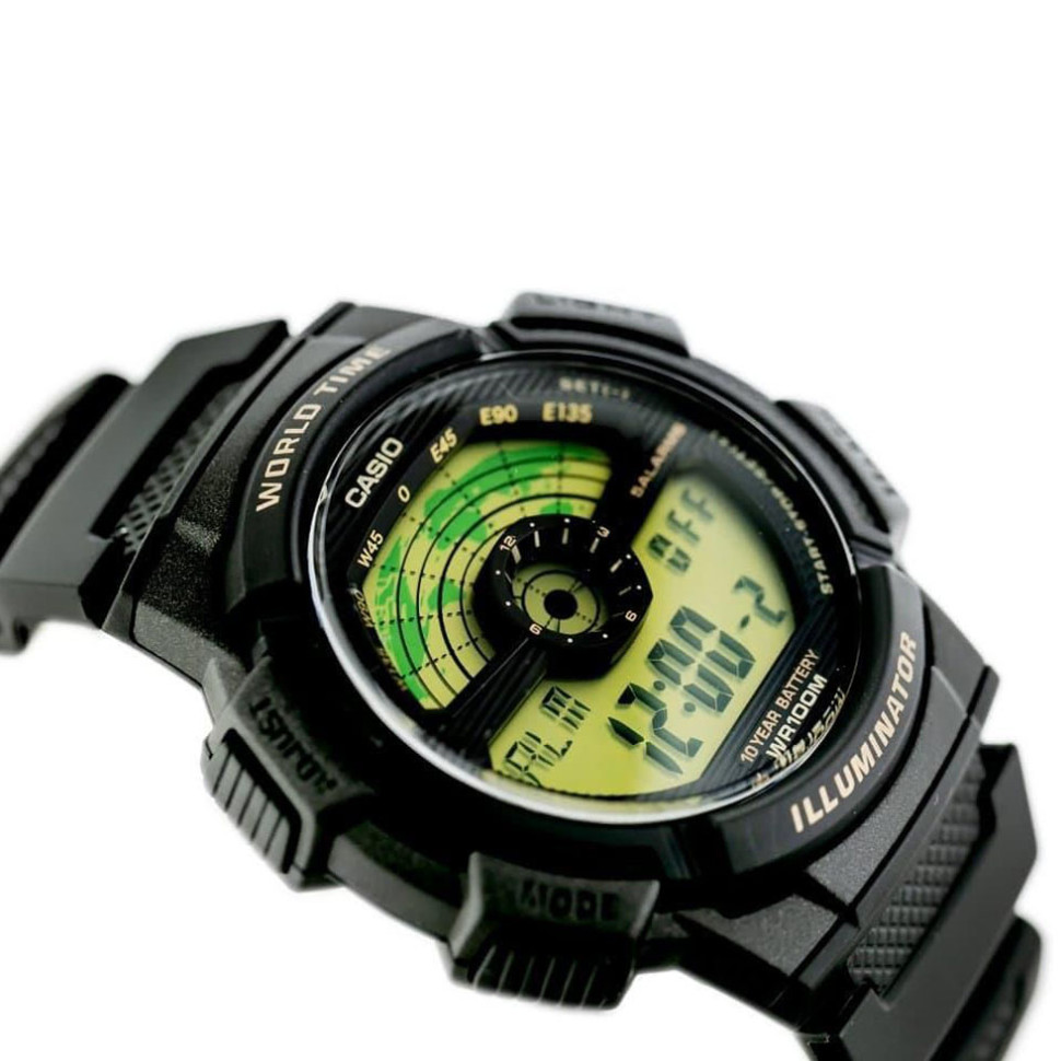 Чоловічий годинник Casio AE-1100W-1B