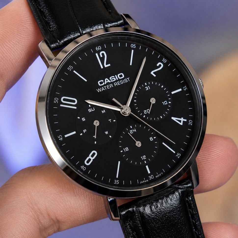 Чоловічий годинник Casio MTP-VT06L-1B