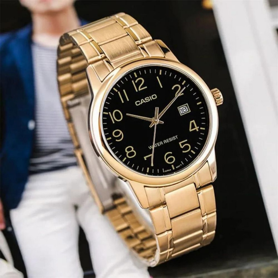 Чоловічий годинник Casio MTP-V002G-1B