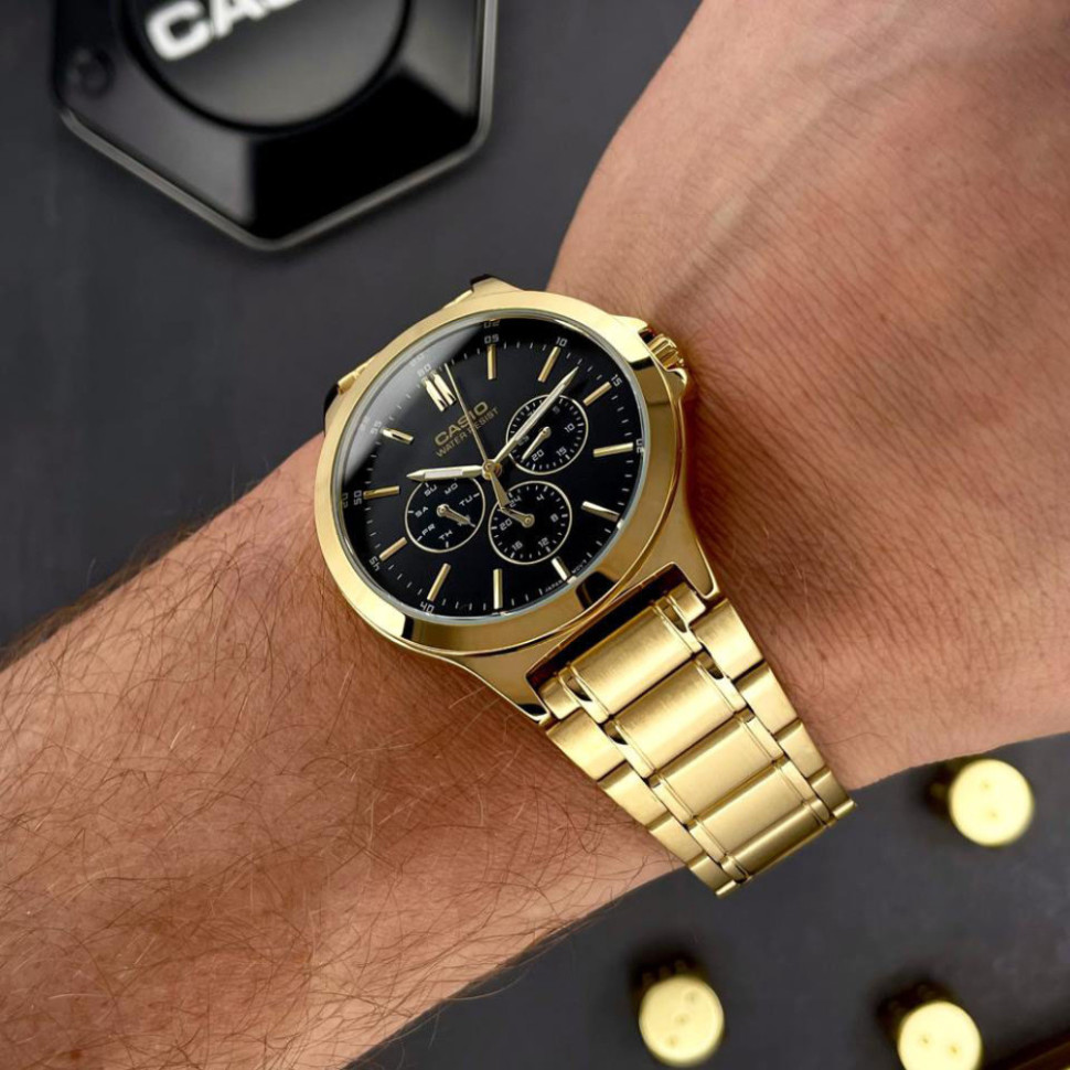 Чоловічий годинник Casio MTP-V300G-1A