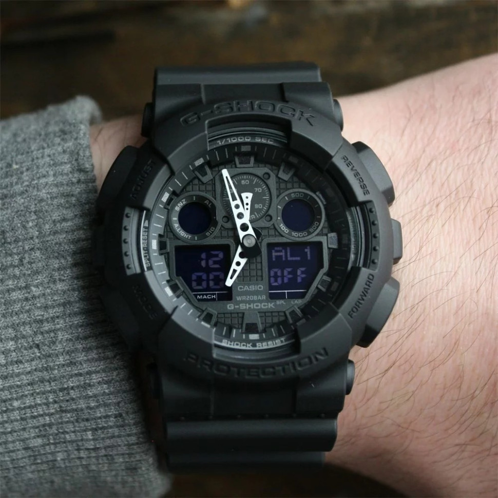 Чоловічий годинник Casio G-SHOCK GA-100-1A1