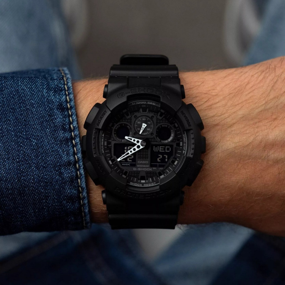 Чоловічий годинник Casio G-SHOCK GA-100-1A1
