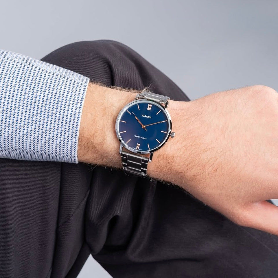 Чоловічий годинник Casio MTP-VT01D-2B