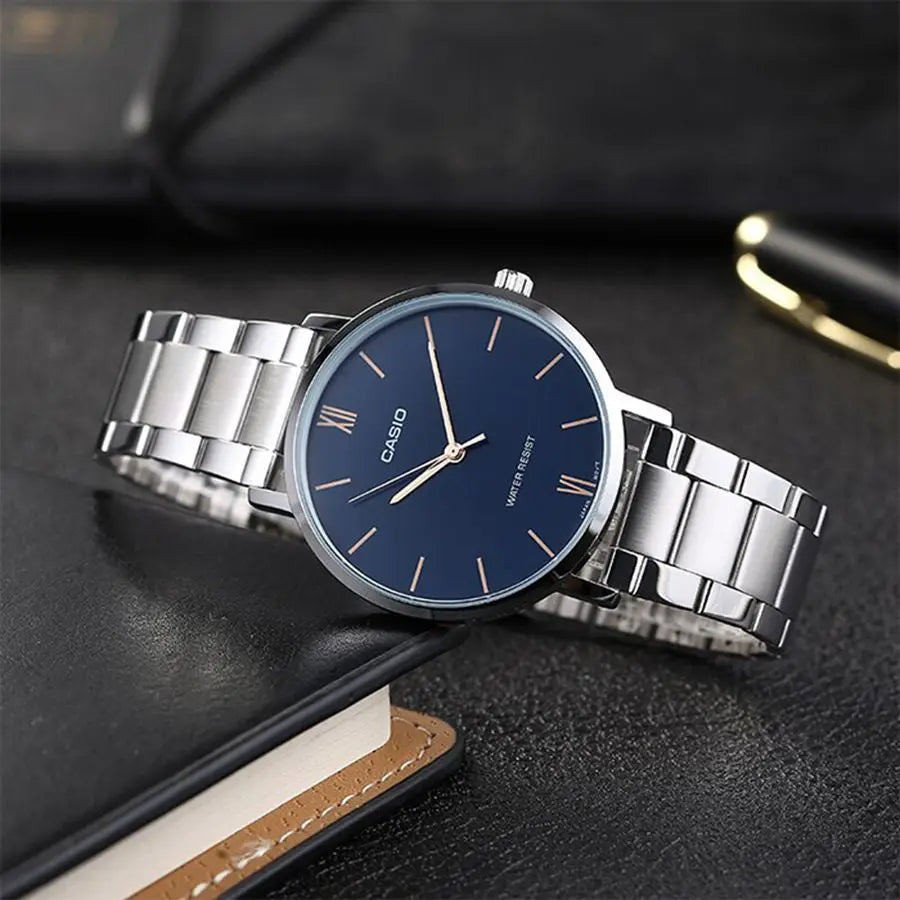 Чоловічий годинник Casio MTP-VT01D-2B