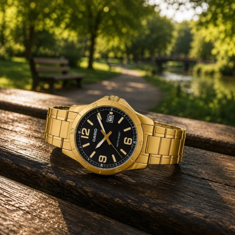 Чоловічий годинник Casio MTP-V004G-1B