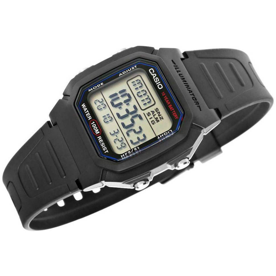 Чоловічий годинник Casio W-800H-1A