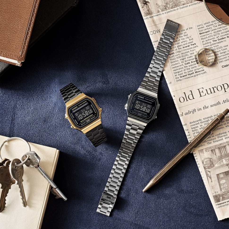 Годинник унісекс Casio A168WGG-1B
