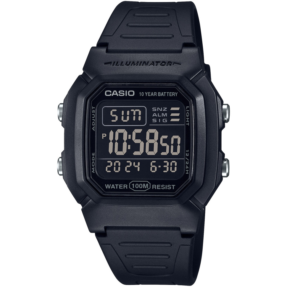 Чоловічий годинник Casio W-800H-1B