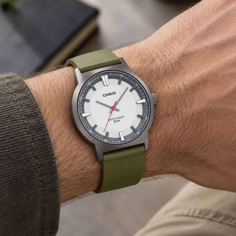 Чоловічий годинник Casio MTP-B220BL-7A