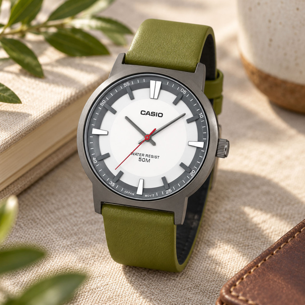 Чоловічий годинник Casio MTP-B220BL-7A